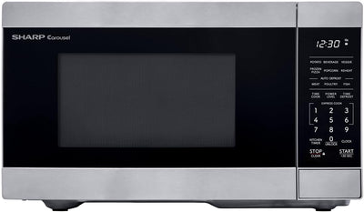 Sharp SMC0761KS 0.7 CuFt Stainless Steel Countertop Microwave