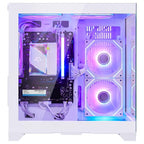 HOENGAGER Ryzen 5 5600GT Prebuilt Gaming Desktop with ARGB Fans