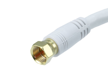 Monoprice 105360 RG6 Quad Shield Coaxial Cable 1.5ft