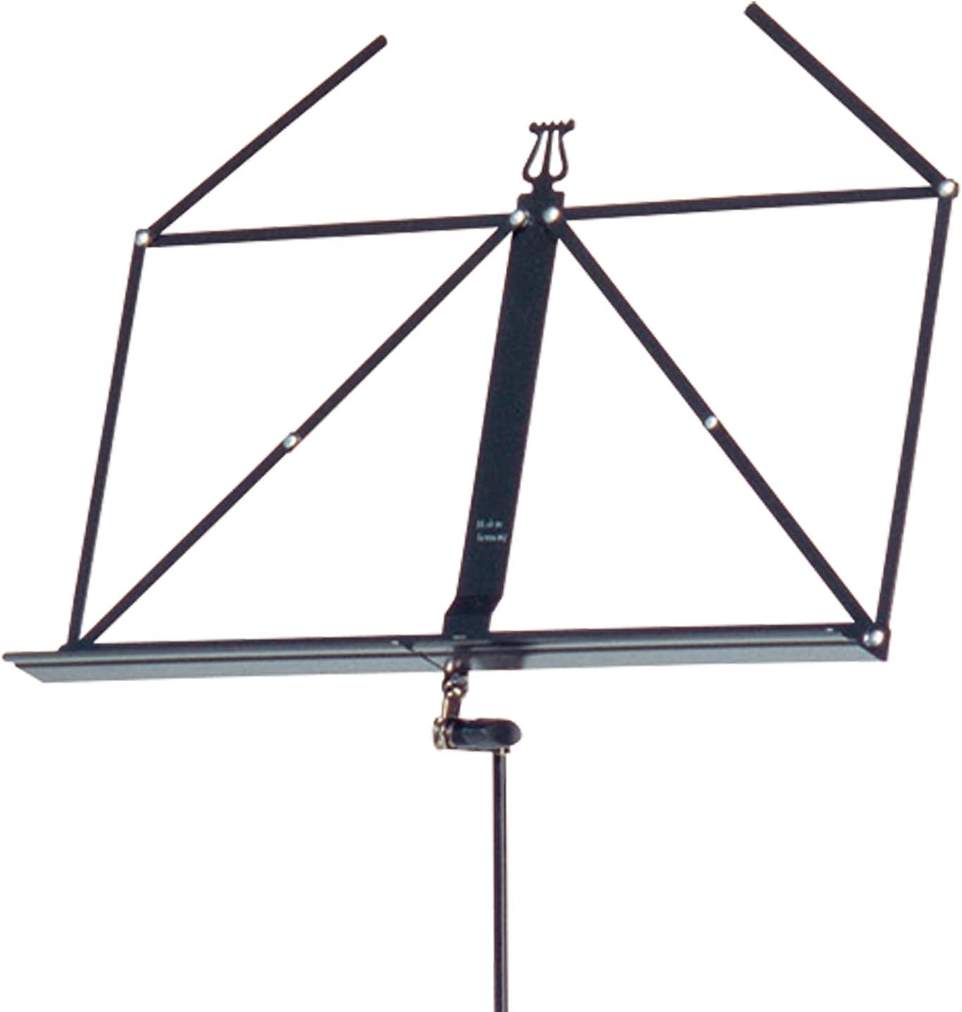 K&M 10010 Music Stand Large Deep Desk Black