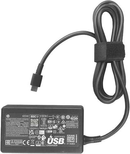 HP 1P3K6AA 65W USB-C LC Laptop Power Adapter