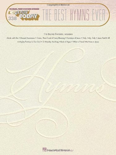 Hal Leonard Corporation 338 Best Hymns Ever E-Z Play