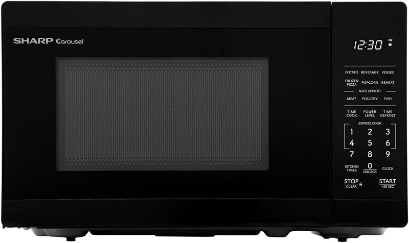 Sharp SMC0760KB 0.7 CuFt 700W Compact Countertop Microwave — main product image