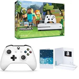 Microsoft Xbox One S 500GB Minecraft Bundle + Extra Controller — main product image