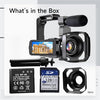 Kronabelle 4K Camcorder with 18X Zoom and IR Night Vision