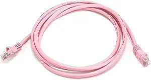 Monoprice 103712 Cat5e Ethernet Patch Cable 5ft Pink