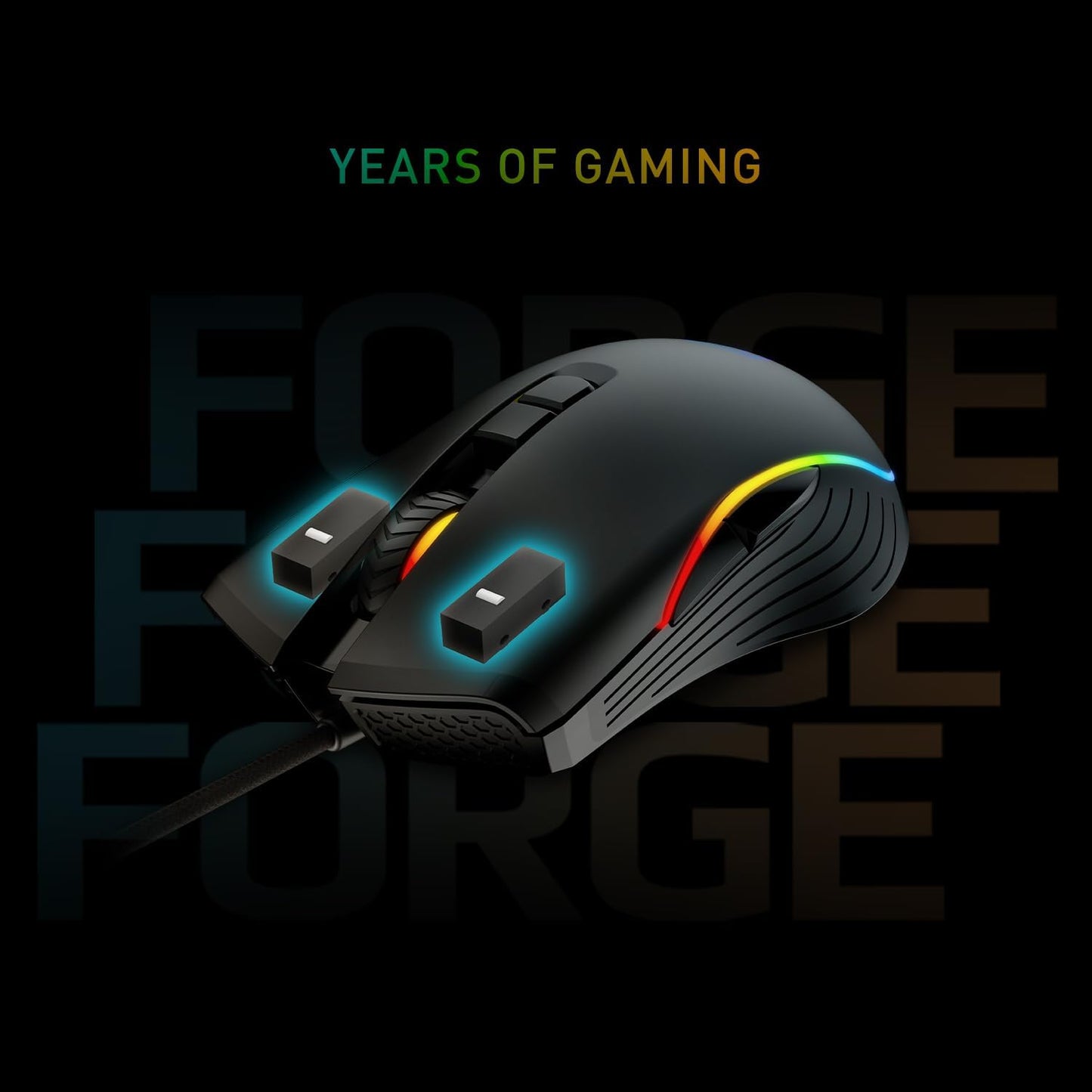 MSI Forge GK300 Combo Blue Gaming Keyboard Mouse