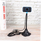LALAFINA Plug-and-Play USB Webcam with Built-In Microphone