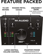 M-Audio AIR 192|6 Studio Recording Bundle with HDH40 Headphones