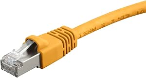 Monoprice 124374 Cat6A Ethernet Patch Cable 14ft Yellow