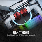 Thermaltake CL-W052-CU00RE-A Pacific G1/4 90 Degree Adapter