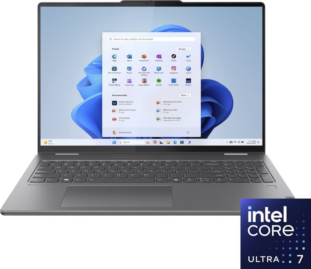 Lenovo Lenovo Yoga 7 16 2-in-1 Intel Touch Laptop