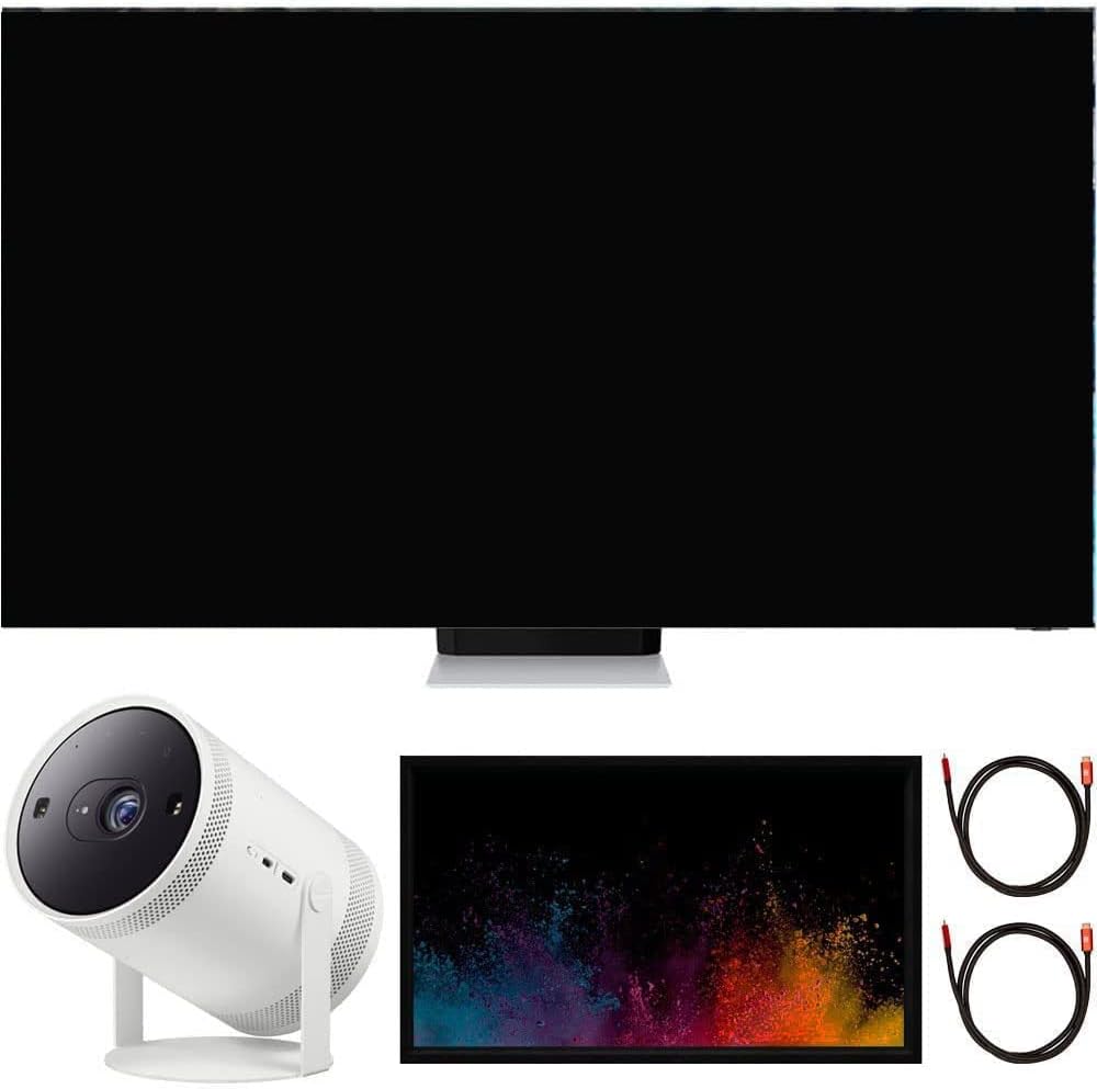Samsung E44SAMQN65QN900B 65" 8K Neo QLED TV Freestyle Projector Bundle