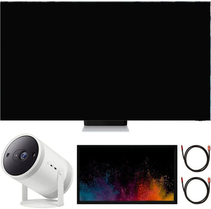 Samsung E44SAMQN65QN900B 65" 8K Neo QLED TV Freestyle Projector Bundle