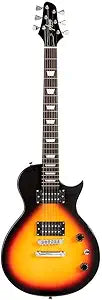 Monoprice 625897 Indo Series Electric Guitar Sunburst