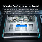 QNAP TS-435XeU Short-Depth 4-Bay Rackmount NAS