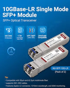 NUBASA 8-Port 2.5G Unmanaged Switch with 10G Fiber Kit