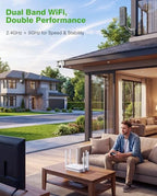 AdaLov CPE882 Outdoor WiFi 6 Point-to-Point Bridge Kit