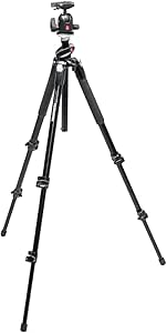 Manfrotto 190XDB,804RC2 Tripod with 804RC2 Fluid Head — main product image