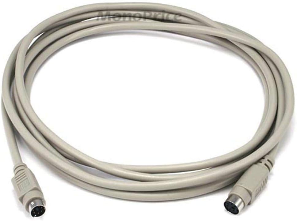 Monoprice 100095 PS/2 MDIN-6 Male to Female Extension Cable