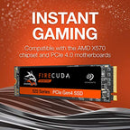 Seagate ZP1000GM3A002 Firecuda 520 1TB NVMe Gen4 SSD