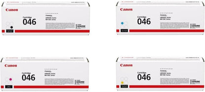 Canon CRG-046 CMYK Toner Set - Genuine Color Cartridge Bundle