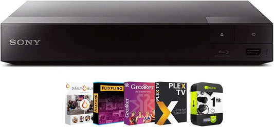 Sony E2SNBDPBX370 Blu-Ray Player Premiere Movies Bundle