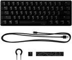 HyperX 56R61AA#ABA Alloy Origins 60% Aqua Switch Keyboard