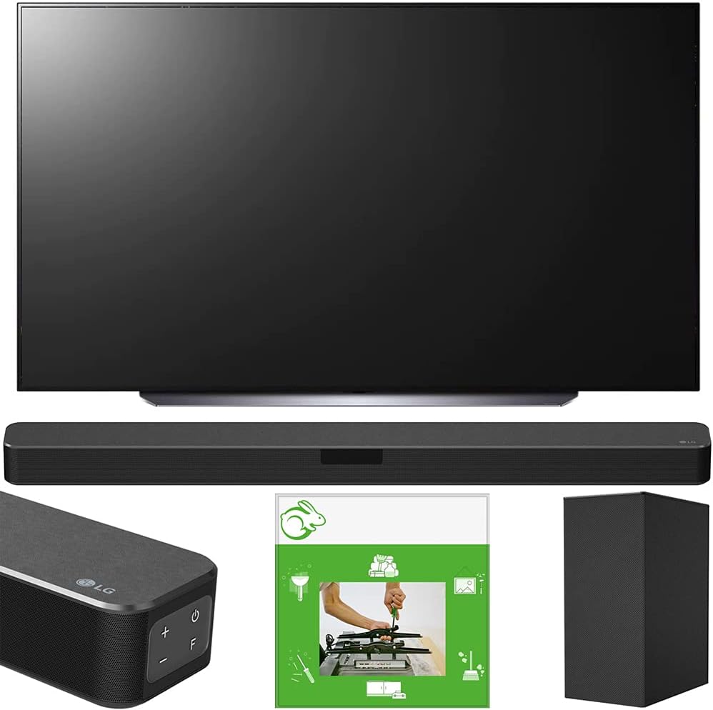 LG OLED83C1PUA 83" 4K OLED TV Soundbar Bundle