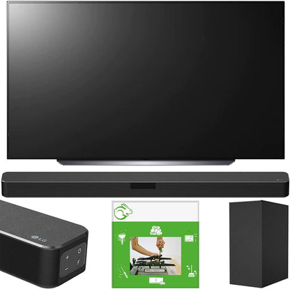 LG OLED83C1PUA 83" 4K OLED TV Soundbar Bundle