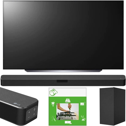 LG OLED83C1PUA 83" 4K OLED TV Soundbar Bundle