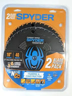 Spyder 10-in 40-Tooth Framing Saw Blade 2-Pack