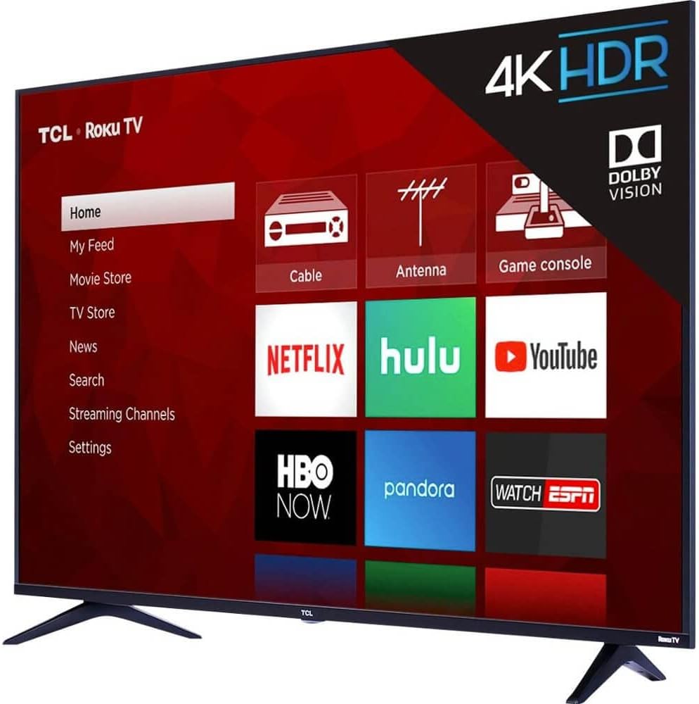 TCL 55S515B 55" 5-Series 4K Roku Smart TV (Recertified)