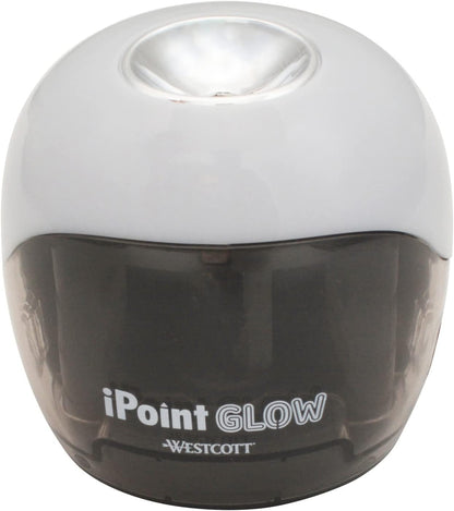 Westcott 15569 iPoint Glow Color Changing Pencil Sharpener