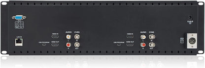 FEELWORLD D71-H Dual 7" 3RU Rack Mount LCD Monitor