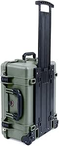 Pelican 1560 Color Case OD Green with Wheels