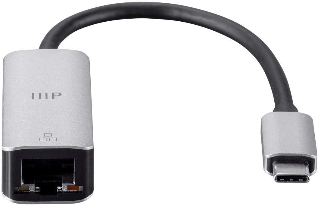 Monoprice 134185 USB-C Gigabit Ethernet Adapter 1000Mbps
