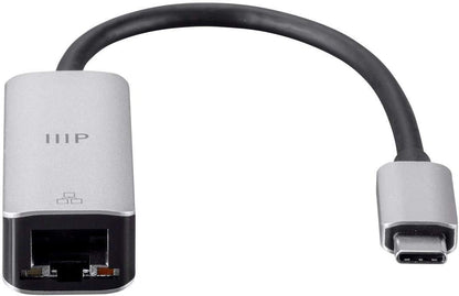 Monoprice 134185 USB-C Gigabit Ethernet Adapter 1000Mbps