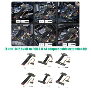 JIAPIKA NVMe-to-PCIe Ribbon Extension Adapter Assembly