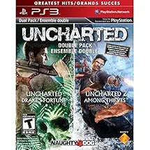 Sony Uncharted 1&2 PS3 Dual Pack Game
