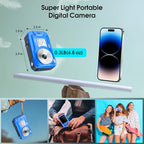 Yifecial 4K Waterproof Underwater Camera, 64MP with 16GB Card