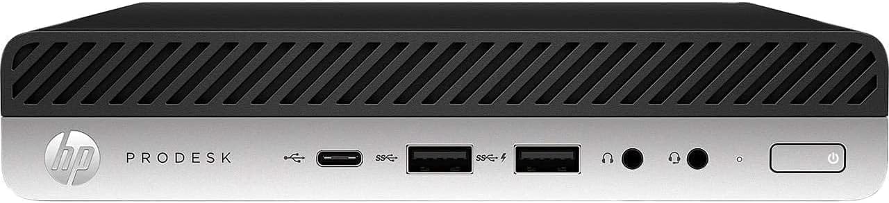 HP EliteDesk 800 G4 Mini PC: i5, 16GB RAM, 512GB SSD, Win 11 Pro (Renewed)