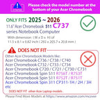 mCover Clear Hard Case for Acer Chromebook 511 C737