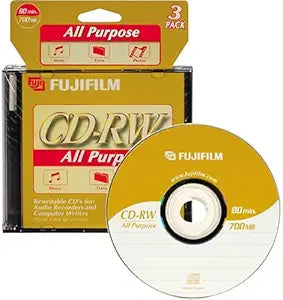 Fujifilm CDRW-80DA/3 Digital Audio Rewritable CD-RW — main product image