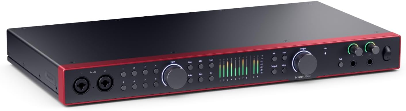 Focusrite AMS-SCARLETT-18I20-4G Scarlett 18i20 USB Audio Interface