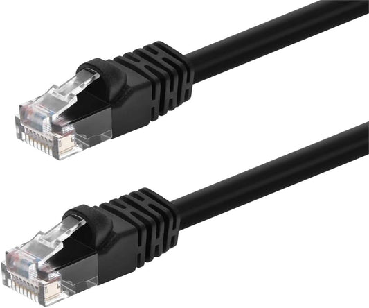 Monoprice 103363 Cat5e 2ft Black Patch Cable