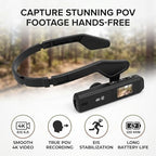 Asixxsix 4K 60fps Head-Mounted POV Action Camera