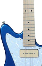 Monoprice 610887 Indo Series OS40 DLX Plus Electric Guitar - Blue