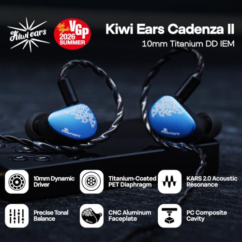 Linsoul Kiwi Ears Cadenza II Single Dynamic Driver IEMs — main product image