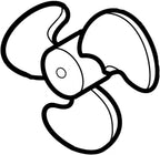 LG 5901JA1012B Refrigerator Fan Assembly Cross Flow